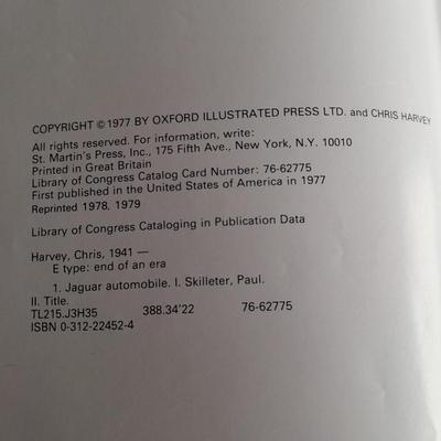 Two hardback CAR books, E Type end of an Era and Great American Convertibles