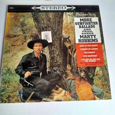 Three Marty Robins Vinyl LP 12" Record Albums in great condition!