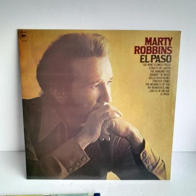 Three Marty Robins Vinyl LP 12" Record Albums in great condition!