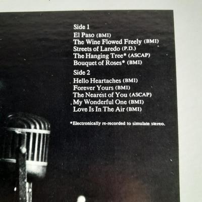 Three Marty Robins Vinyl LP 12" Record Albums in great condition!