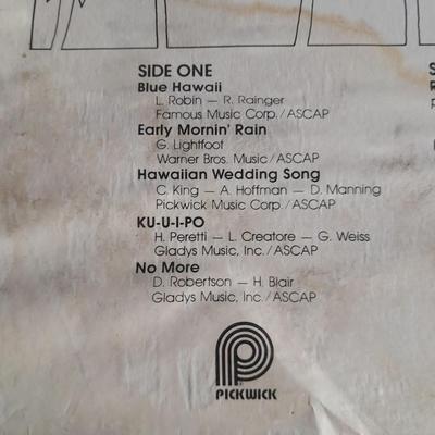 Elvis Presley Spinout and Maihalo Vinyl LP 12" Record Albums