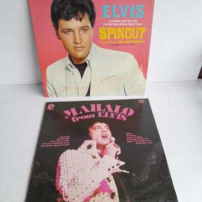 Elvis Presley Spinout and Maihalo Vinyl LP 12" Record Albums