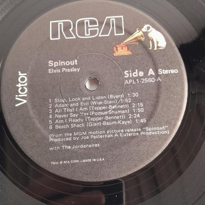 Elvis Presley Spinout and Maihalo Vinyl LP 12" Record Albums