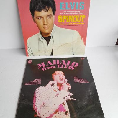 Elvis Presley Spinout and Maihalo Vinyl LP 12" Record Albums