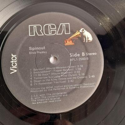 Elvis Presley Spinout and Maihalo Vinyl LP 12" Record Albums