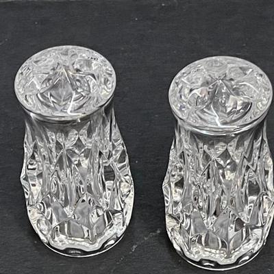 Gorham Althea Lead Crystal Salt & Pepper Shakers