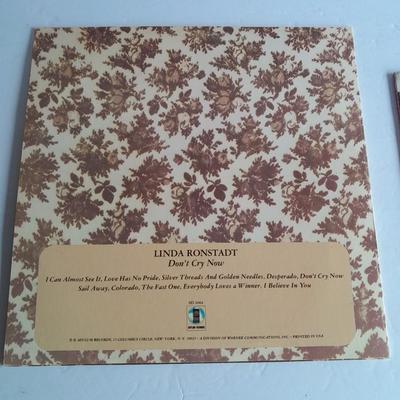 Five Linda Romstadt Vinyl LP 12" Record Albums in great condition!