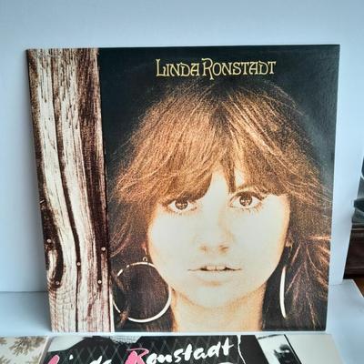 Five Linda Romstadt Vinyl LP 12" Record Albums in great condition!