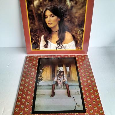 Two Emmy Lou Harris Vinyl LP 12" Record Albums in great condition!