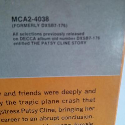 Three Patsy Cline Vinyl LP 12" Record Albums in great condition!