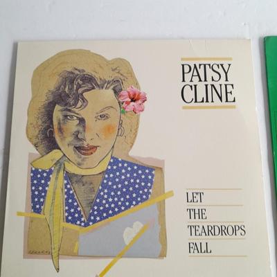 Three Patsy Cline Vinyl LP 12" Record Albums in great condition!