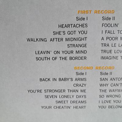 Three Patsy Cline Vinyl LP 12" Record Albums in great condition!