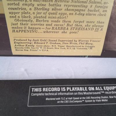 Three Barbara Streisand Vinyl LP 12" Record Albums in great condition!