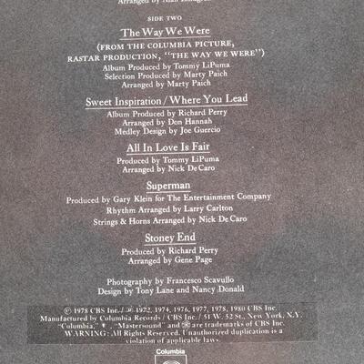 Three Barbara Streisand Vinyl LP 12" Record Albums in great condition!