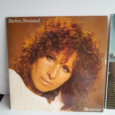 Three Barbara Streisand Vinyl LP 12" Record Albums in great condition!