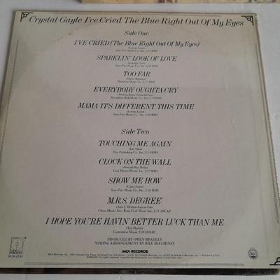 Two Crystal Gayle Vinyl LP 12" Record Albums in great condition!
