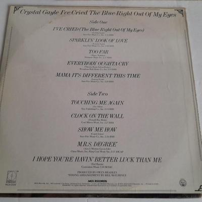 Two Crystal Gayle Vinyl LP 12" Record Albums in great condition!