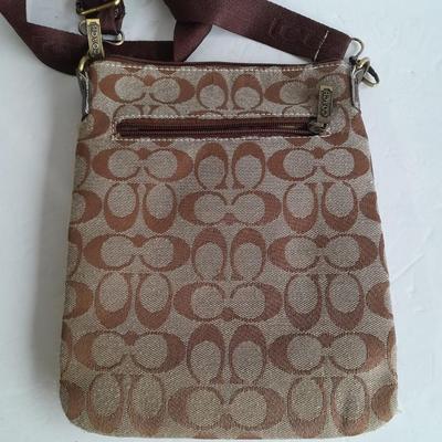 COACH Monogram small crossbody shoulder bag