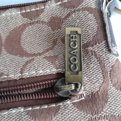 COACH Monogram small crossbody shoulder bag
