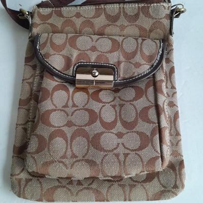 COACH Monogram small crossbody shoulder bag