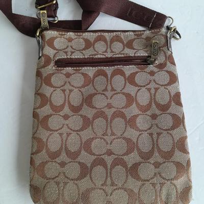 COACH Monogram small crossbody shoulder bag