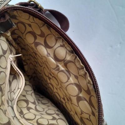 COACH Monogram small crossbody shoulder bag