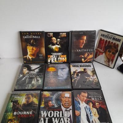 Movies on DVD American Made, Green Mile, World at War and more