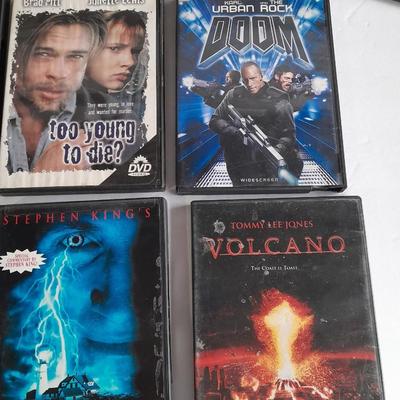 Movies on DVD too young to die, Volcano, Stephen King, and more!