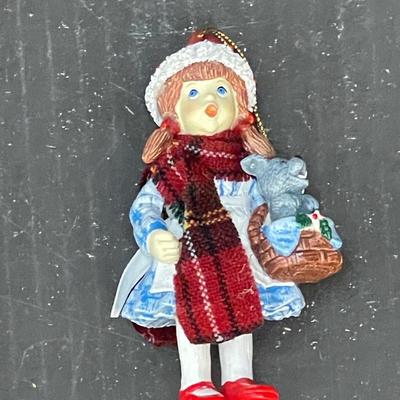 Vintage Wizard of Oz 4 Piece Plastic Christmas Ornaments by Kurt Adler