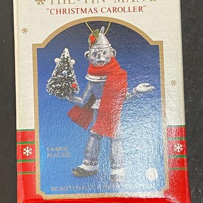 Vintage Wizard of Oz 4 Piece Plastic Christmas Ornaments by Kurt Adler