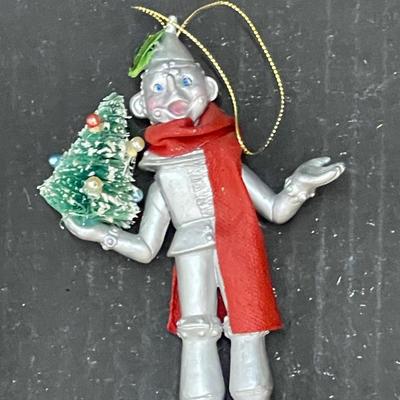 Vintage Wizard of Oz 4 Piece Plastic Christmas Ornaments by Kurt Adler