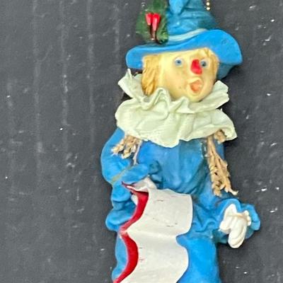 Vintage Wizard of Oz 4 Piece Plastic Christmas Ornaments by Kurt Adler