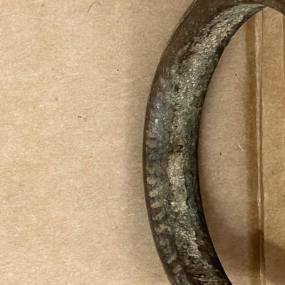 Antique African Currency Bracelets-Set of Two