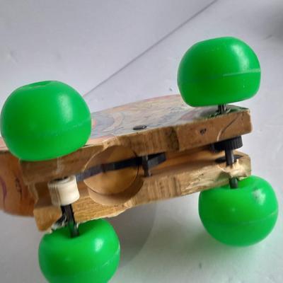 Fisher Price Piggly Wiggly and wooden Derby car