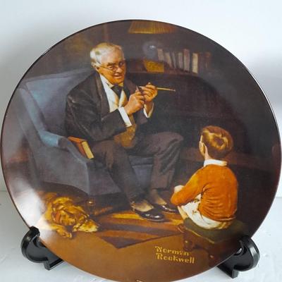 Franklin Mint plates with COA "The Professor" "Getting to Know you" and "The Tyeoon"