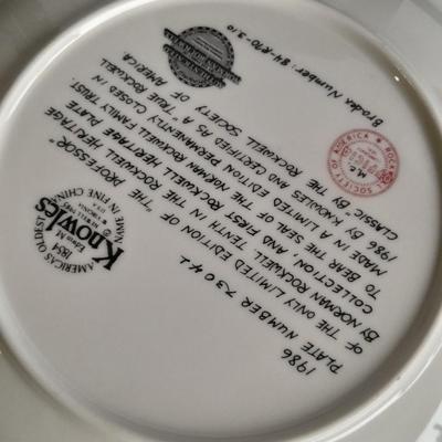 Franklin Mint plates with COA "The Professor" "Getting to Know you" and "The Tyeoon"