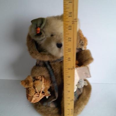 T.J.'S Best Dressed Tina Jean Lowenthal Boyd's bear with mini Boyd's