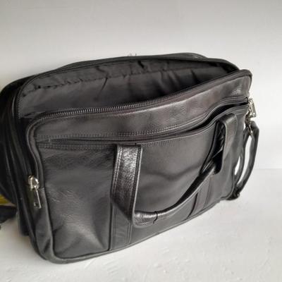 Heritage Style 125635 5.5" x 7" Expandable Full Grain Cowhide leather Portfolio/ computer bag