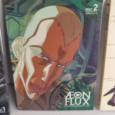 DVD Aeon Flux three set dvd's and two Blue Ray Movies Dragon Ball and IP man