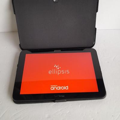 Verizon Ellipsis 4G QTAIR7 Tablet with case, Working no charger