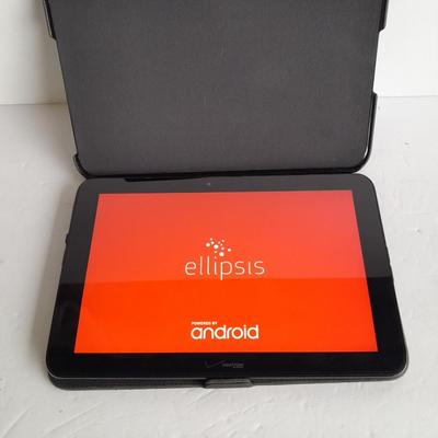 Verizon Ellipsis 4G QTAIR7 Tablet with case, Working no charger