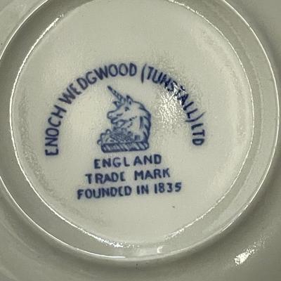 Set of 5 Blue Enoch Wedgewood Mini Soldier Plates