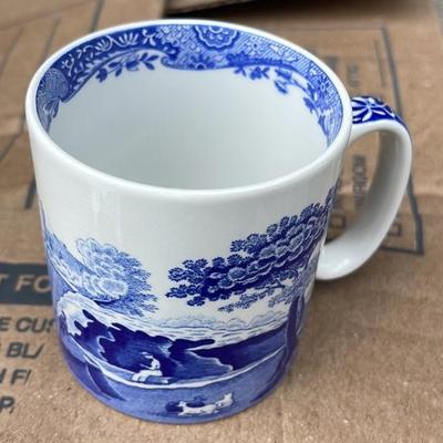 TWO NIB Spode Blue Room Italian Porcelain Mug