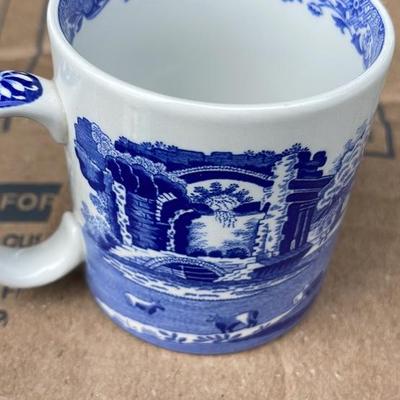 TWO NIB Spode Blue Room Italian Porcelain Mug