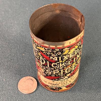 ANTIQUE PICKLING SPICES TIN