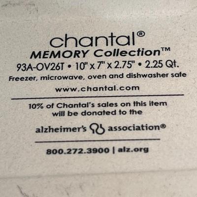 CHANTAL BAKING DISH 2-1/4 QT. PURPLE