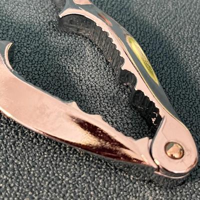 SHINY CHROME NUT CRACKER SLEEK STYLE