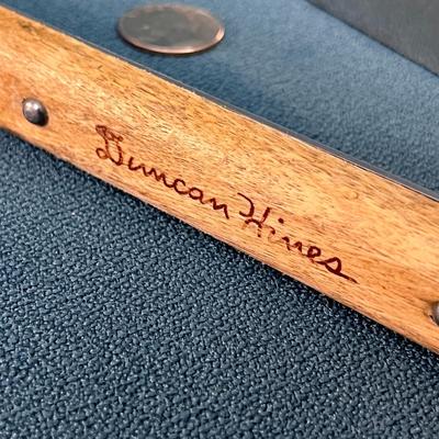 VINTAGE â€œDUNCAN HINESâ€ TONGS GRABBER TOOL 