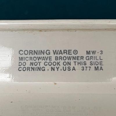 MICROWAVE BROWNING GRILL BY CORNING