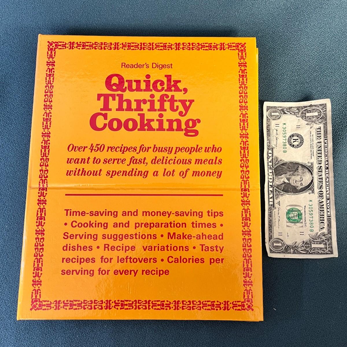 “QUICK THRIFTY COOKING” COOKBOOK | EstateSales.org